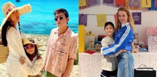 陳冠希為愛女慶生,Alaia抱著姑姑合照,瘦得膝蓋骨突出個頭很高