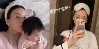 方媛曬三胎小女兒近照,5個月大郭詠心頭髮濃密五官漂亮,好可愛