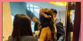 新郎婚禮上「偷牽手女賓客」背著新娘曖昧!「正臉」比新娘還美,真相曝光全網傻眼