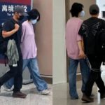 偶遇王菲謝霆鋒現身機場,十指緊扣恩愛甜蜜,56歲王菲打扮減齡