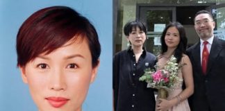 57歲港星結婚22年丈夫首度露臉,次女畢業全家同框,丈夫高大有型