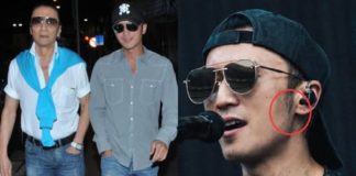 謝賢離世后謝霆鋒首度開唱,兩鬢白了瘦了不少,在舞台上數度哽咽